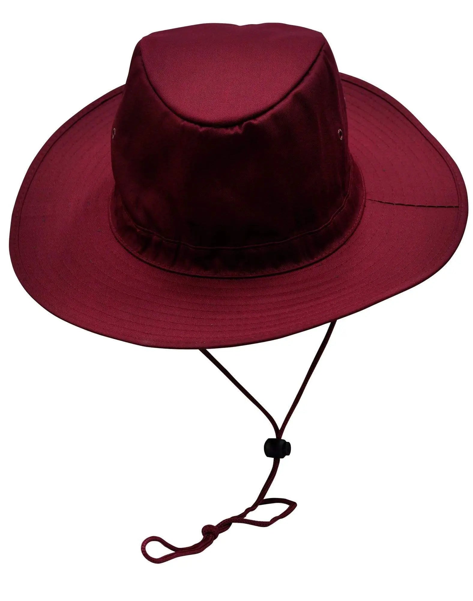 Slouch Hat With Break-away Clip Strap H1026 Active Wear Winning Spirit Maroon S